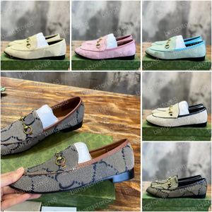 Kadınlar Jordaan Loafer Designer Classics deri lastik jumbo loafer ayakkabıları lüks lüks yüksek kaliteli g kadife loafer ayakkabı boyutu 35-41