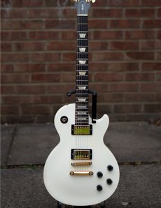 Paul Studio - Alpine White With Gold Hardware - Electric Guitar