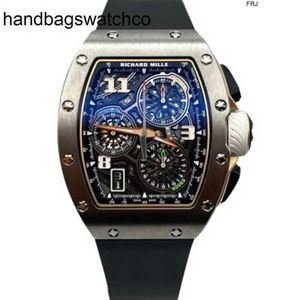 Richardmill Watch Milles Watches Mechanical Richar Lifestyle Hals Timing Table Tabil Titanium RM7201 FRJ