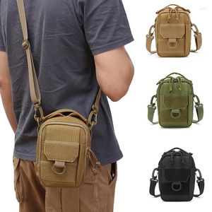 Outdoor Bags Tactical Men Waist Pack Hiking Military Messenger Crossbody Bag 600D Nyon Phone Army Hunting Camping Sport Belt