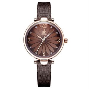 Shengke marca casual semplice quarzo studenti orologio vita impermeabile diamante marcatore orologi da donna 8047205P