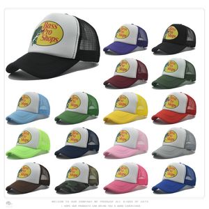 Bola Caps Bass Fishing Store Malha Chapéus de Sol Que é Minha Bunda Bro Pare de Impressão Mulheres Homens Camo Camo Chapéu Mar Peixes Visor Cap YP026 230630