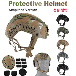 Skihelme Taktischer Helm Radfahren Sporthelm FAST SE SUPER HIGH CUT Outdoor Taktischer Painball Reiten Schützen Sport Sicherheit Jagd 230921