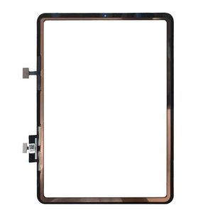 Pannello touch screen per Tablet Pc Air 4 4a generazione digitalizzatore in vetro da 10,9 pollici con schermi di ricambio adesivi preinstallati, parte nera