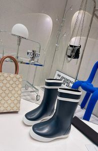 Luksurys Designers Kobiety deszczowe buty w stylu Anglii Wodoodporny gumowy gumowy deszcz buty do kostki rozmiar rozmiar