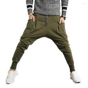 Men's Pants Men Cross Casual Elastic Cotton Mens Korean Fashion Baggy Skinny Sweatpants Trousers Jogger Pencil Big Size 5X