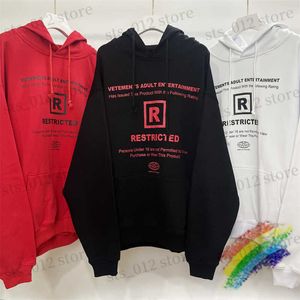 Herrtröjor tröjor lapp män hoodie vintage 1 1 hög kvalitet röd tyg etikett kvinnor tröjor tröjor par kläder t230921