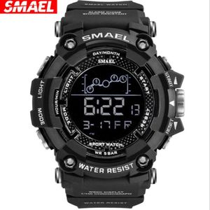 S Smael 1802 Men's Digital Watches Luminous 50m Waterfroofwatch Sportsカジュアルアウトドア防水学生