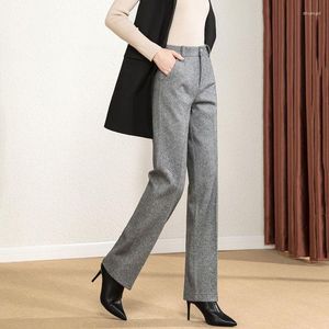 Women's Pants Casual Suit High Waist Autumn Winte Wide Leg Korean Fashion Streetwear Sets Oversize Outfit Style Urban Female