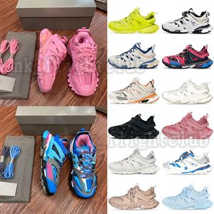 OG Original Track 3 3.0 Luxury Brand Shoes Casual Sneakers Tracks 3 Mens Tess.S. Gomma Leather 18SS Nylon Printed Womens Chaussure Outdoor Runner Shoe Size 36-45