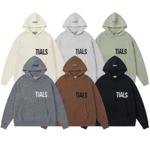 Winter Mens Women Sweater Designer Double Thread Knit Hoodies with Letters High Quality Warm Sweathirt Hip Hop Streetwear Top Clothing S-XL