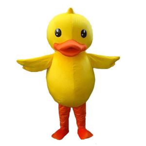 2020 de alta qualidade do traje da mascote do pato amarelo adulto pato mascote304A