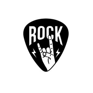 Rock Finger Music Club Embroidery Iron On Patches Front Size For Clothes T-shirt Jacket Decoration Applique 264o