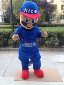 Nic Old Man Mascot Costume Custom Fancy Costume Anime Kit Mascotte Theme Fancy Dress Cartoon Character Carnival Costume