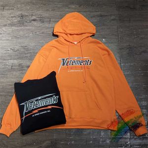 Herrhoodies Sweatshirts Hi Speed ​​Men's and Women's Hoodie 1 1 Bästa kvalitet Pullover Orange Black Dress T230921