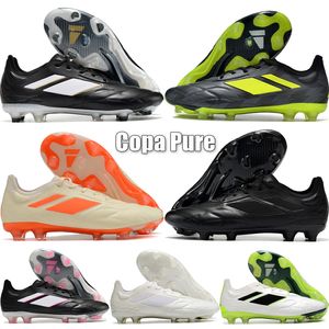 Copa Pure Mundial FG Men Soccer Shoes Injection.3 CrazyCharged Pack Low Champions Footwear White Crazyrush Pearlized Outdoor Big Kids Football Cleats Storlek 39-45