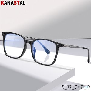 Blue Light Blocking Glasses Men Blue Light Blocking Myopia Reading Glasses TR Eyeglasses Frame Women Presbyopic Optical Lens Prescription Eyewear 230920