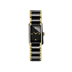 New fashion man watch quartz movement Ceramic watches for Female WOMEN wristwatch Diamonds Bezel rd12286h