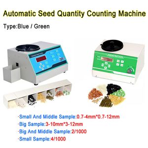 Automatisk frökvantitet Räkningsmaskin för korn ris majs sojabönan både runda och långa frön är lämplig storlek 0,7 mm till 12 mm