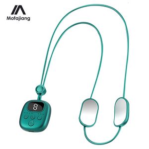 Massaging Neck Pillowws EMS Hanging Shoulder and Cervical Spine Massager Heating Microcurrent TENS Pulse Compress Acupoint Muscle Stimulator 230920