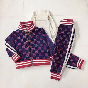 Conjunto de roupas para meninos, cor marrom, moda infantil, conjuntos de 2 peças com capuz e calças, material de algodão, roupas para bebês e meninas, atacado