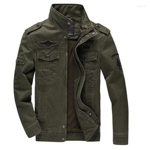 Giubbotti da uomo 2023 Giacca militare da uomo Jeans Cappotto in cotone casual Plus Size 6XL Bomber militare Volo tattico Autunno Primavera Cargo S