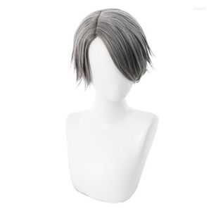 Hair Clips Game Identity V Embalmer Aesop Carl Cosplay Wig Heat Resistant Synthetic Wigs Halloween Party Cap