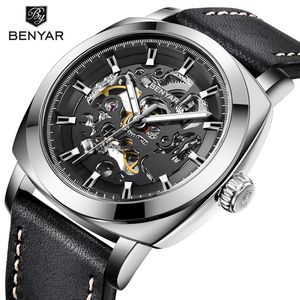 Relogio Masculino BENYAR Mens Watches Top Brand Luxury Automatic Mechanical Men Business Waterproof Sport Watch Reloj Hombre244e