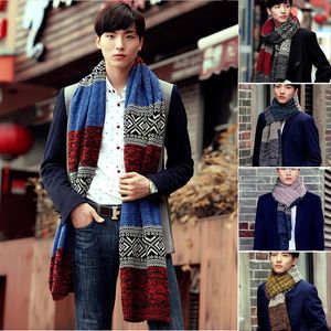 Scarves Winter Gentleman Men or Women Fashion Casual Shawl Wrap Muffler Geometric Scarf Assorted Color Scarves Warm 230920