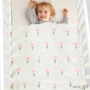 Blankets Swaddling Sweet Tulip Cotton Baby Girls Swaddle Blanket For 0-24 Months Newborn Soft Muslin Baby Wraps Security Blankets