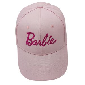 Chapéus bordados ajustáveis fofos e legais Barbies letras bonés de beisebol moda algodão hip hop boné para homens mulheres picante menina verde exército azul marinho rosa vermelho rosa branco AAA