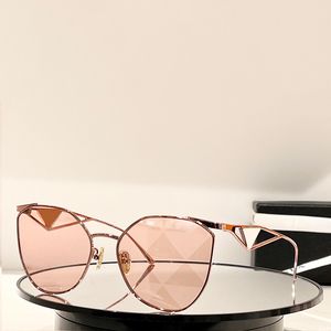 Designer-Sonnenbrille für Damen, UV400-Schutz, Echtglaslinse, goldfarbener Metallrahmen, zum Fahren, Angeln, Sonnenbrille mit Originalverpackung SPR50Z