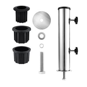 Paraply Stands Pole Mount Stand Tube Set Outdoor Parasol Bas Holder Insert Pipe Sleeve For Outside Garden Backyard Balcony 230920