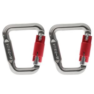 Carabiners 2 Pieces 21KN / 2100kg Heavy Duty Auto Locking Carabiner Paraglider Paragliding Climbing Equipment 230921