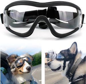 Hundkläder solglasögonglasögon justerbar rem för reseskidåkning och anti dimma snödjur medium till stor 230921