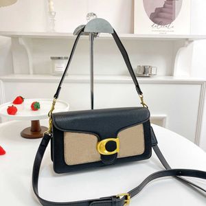 COABG Designer Torby Sheepskina miękka metalowa poduszka poduszka Tabby Women CC Torba na ramię Crossbody Torka Kobieta górna uchwyt plażowy portfel torebka