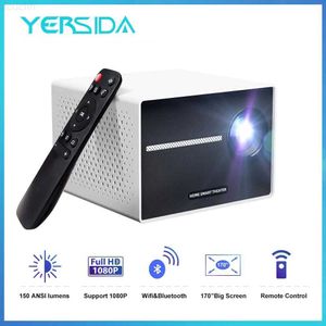 Проекторы YERSIDA YG290 Мини-проектор Android 9.0 Система WIFI Проектор Bluetooth 720P Full HD Проекторы Поддержка 4K Для Телефона Компьютера L230923