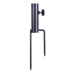 Paraply Stands Anchor Sand Beach Base Outdoor Stand Spike Holder Ground Stakes Metal Flag Garden Steel Heavy Duty Porasol 230920