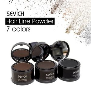 Haarbürsten 1 stück Haaransatz Reparatur Füllpulver mit Puff Sevich Flauschiges dünnes Pulver Pang Line Schattenpulver Stirnhaar Make-up Concealer 230921