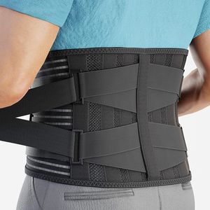Portable Slim Equipment Back Braces for Lower Pain Relief with 6 Stays Breathable Lumbar Support Belt Men Women Work Antiskid Waist Trainer 230920