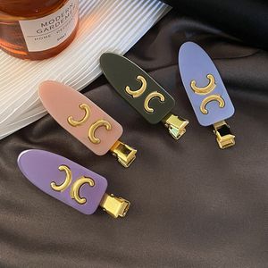 Barrettes Tasarım Renkli Saç Klip Fransız Triumph Mektubu Barrettes Lüks Tasarımcı Hairjewelry Doğru Logo Yeni Sevimli Kızlar Hediye Saç Klipler Klasik Headwaear