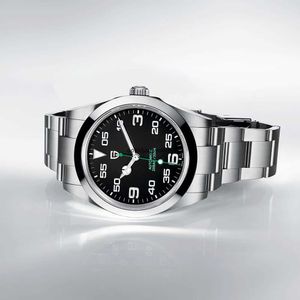 Luxurious Wristwatches Rolaxs Swiss Watches Fashion Luminous wrist watches Rolaxs 40mm Lord Air 116900 126900 114210 Mens Mechanical Steel Waterproof Glow Mo HBW7