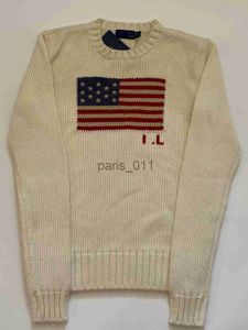 Men's Sweaters US Women's knitting sweater - Flag of the United States sweater 2023 winter fashion comfortable cotton pullover x0921