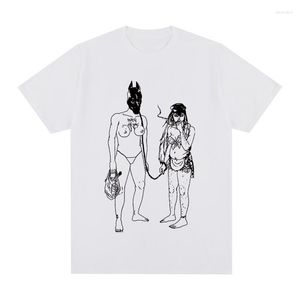 メンズTシャツの死のグリップ面白い夏のTシャツコットンメンズシャツティーTシャツレディース