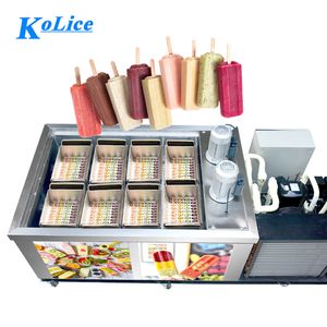 Kostenloser Versand an Tür 8 Eis Pop Formen BPZ-08 CE ROHS NSF ICE POP LUGLY MAKE MACHINE/HALFEN MACHE/ICE POP MACHINE