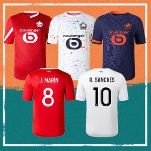 23/24 LOSC LILLE SOCCER Jerseys 2023 Home Fonte Haraldsson Angel J.David Cabella Maillots Be Foot Shirt Yazici Umtiti Tiago S Lihadji Andre Football Mundus