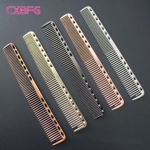 Hair Brushes Space Aluminuml Hair Comb Pro Hairdressing Combs Hair Cutting Dying Hair Brush Barber Tools Salon Accessaries 230921