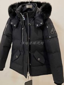 Canada's Purchasing Agency for Winter Mooses Scissors Jacket Thick Hooded Men's Clothing Couple's Work 9444