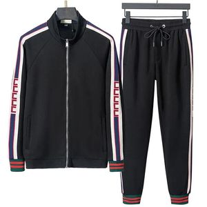 Fashion Joggers Mens Tracksuits Letter Print Designer Sportswear Mens tracksuit Suit Jacket School Uniform Fashion Side Stripe Couple Casual Slim Fit Size M-3XL