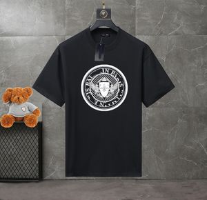 Balimm 럭셔리 Tshirt Paris Mens 디자이너 T 셔츠 Balimm 셔츠 여름 패션 브랜드 문자 인쇄 패턴 Retro High Balimm Tshirt 8238